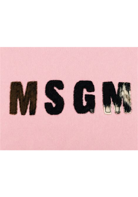 Felpa con logo applicato MSGM KIDS | F6MSJGSW068MS090